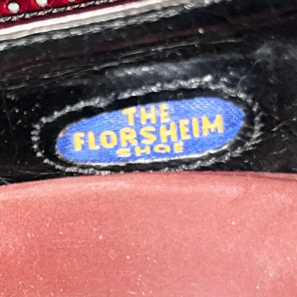 Florsheim Wingtip Tassel Loafers Men’s 10 Brown Burgundy‎ Dress Shoes Office